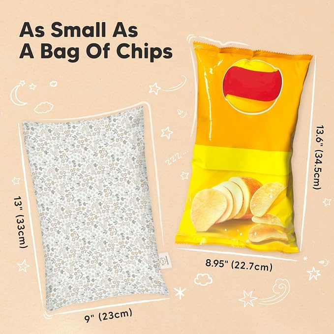 Mini Toddler Pillow with Pillowcase - Image 4