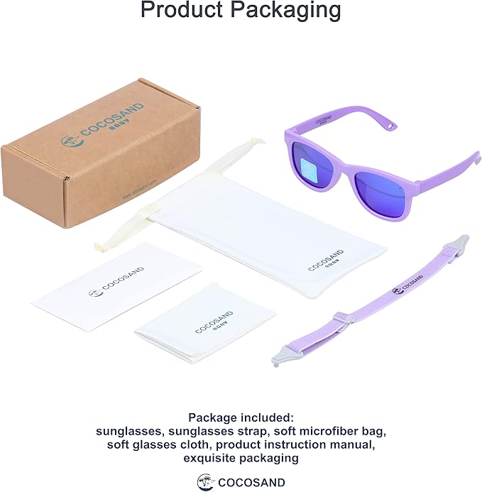 COCOSAND Flexible Baby Sunglasses - Image 2