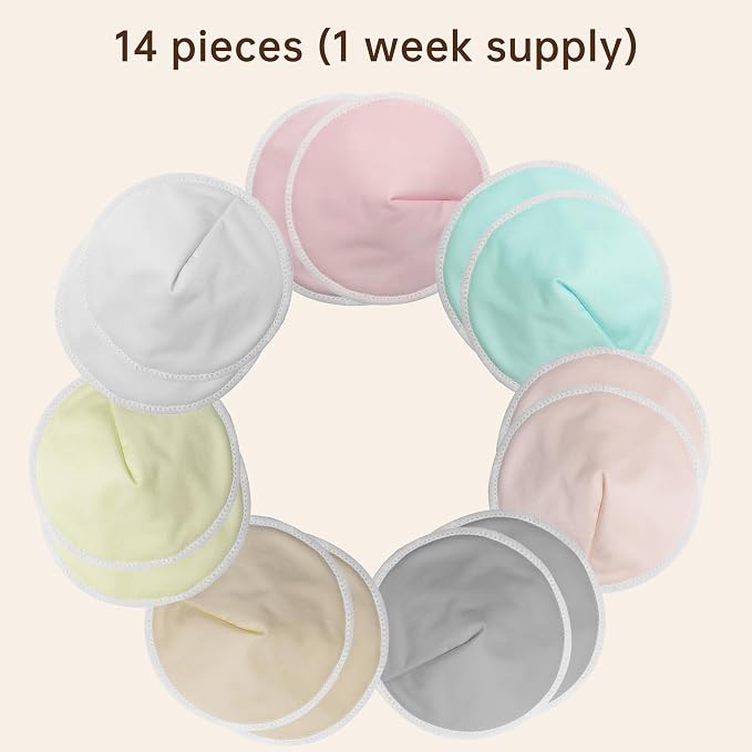 Nimiah Reusable Nursing Pads, Organic Breast Pads - Image 6