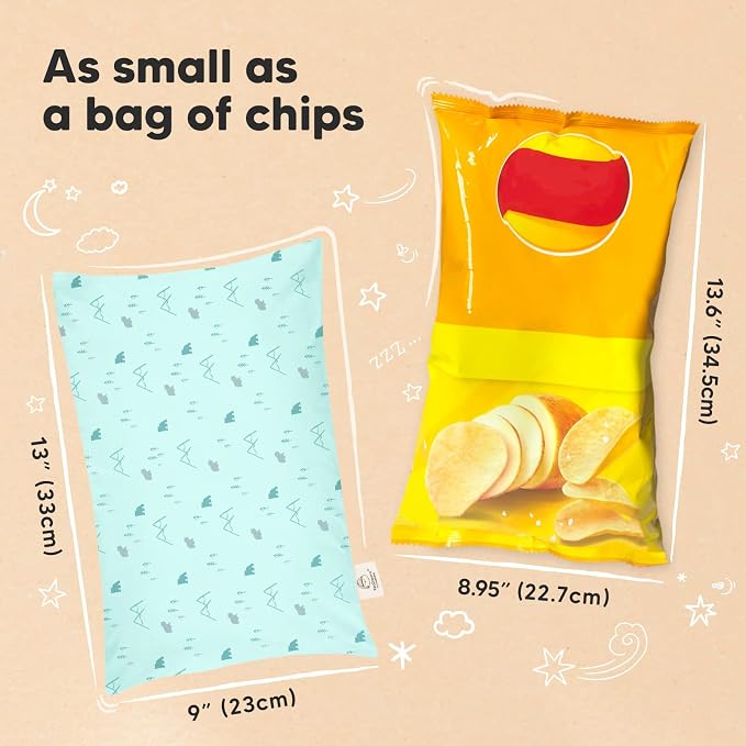 Mini Toddler Pillow with Pillowcase - Image 4