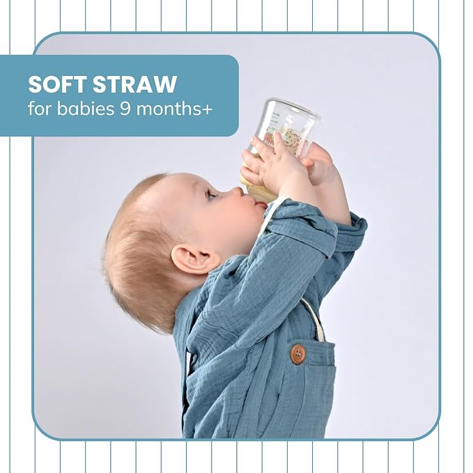 Straw Transition Cup Kit for Comotomo Baby Bottles | Conversion Kit Fits 5 - Image 5