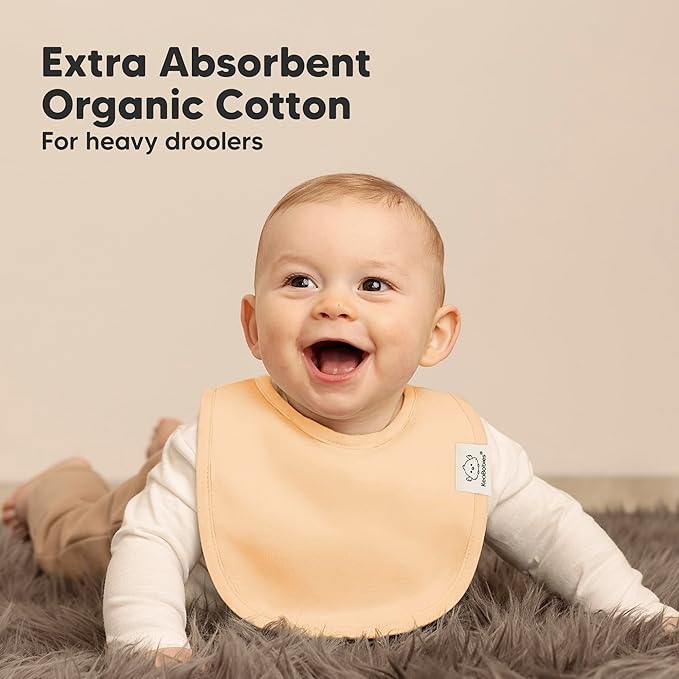 8-Pack Organic Baby Bibs for Boys, Girls - Image 5