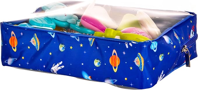 TSA Approved 5-Piece Diaper Bag Organizer Pouch Set Clear Waterproof TPU Kids - Image 7