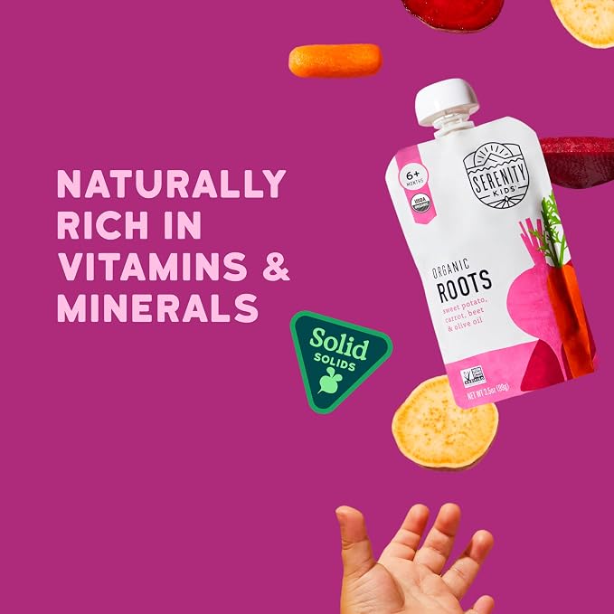 Serenity Kids 6+ Months Veggie Puree Baby Food Pouches - Image 5