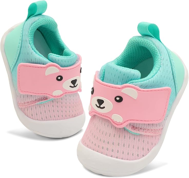 FEETCITY Baby Walking Shoes Wide Baby Shoes Boys Girls Infant Sneakers Crib by FEETCITY