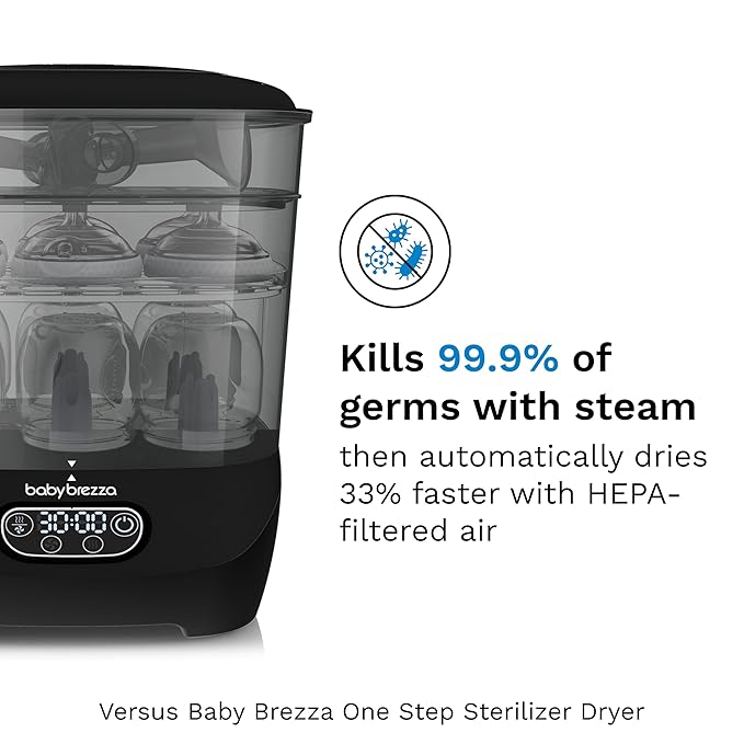Baby Brezza Bottle Sterilizer and Dryer Advanced – 33% Faster - Image 3