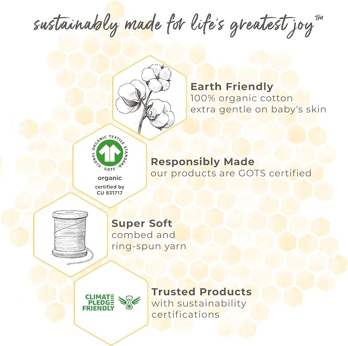 Burt’s Bees Baby Boys' One-Piece Sleep and Play 100% Organic Cotton PJs - Image 6
