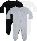 GUISBY Long Sleeve Baby Footed Pajamas by GUISBY