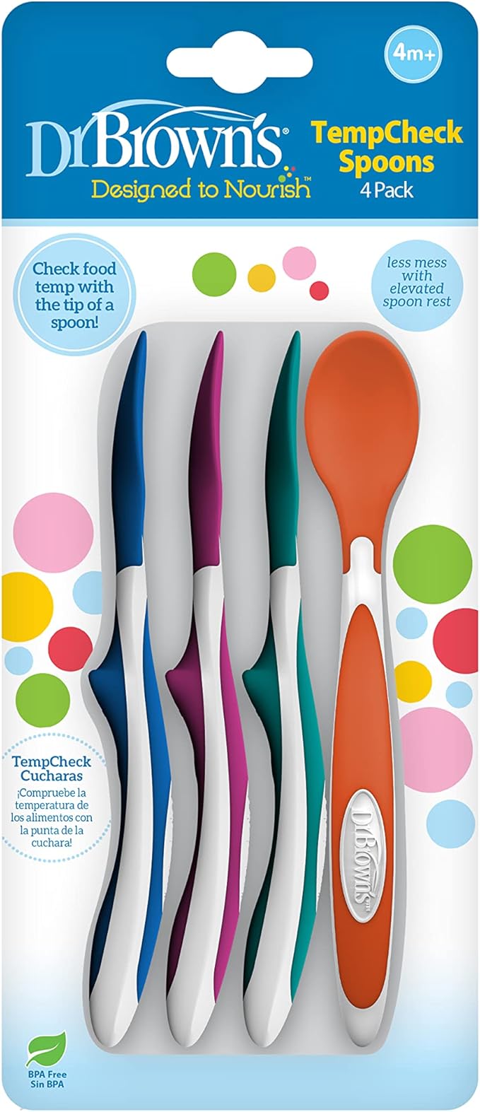 Dr. Brown's TempCheck Temperature Color-Changing Spoons - Image 6