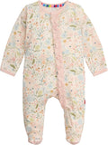 Magnetic Me Girls Modal Magnetic Baby Footie Pajamas | Silky Soft Modal Fabric by magneticme