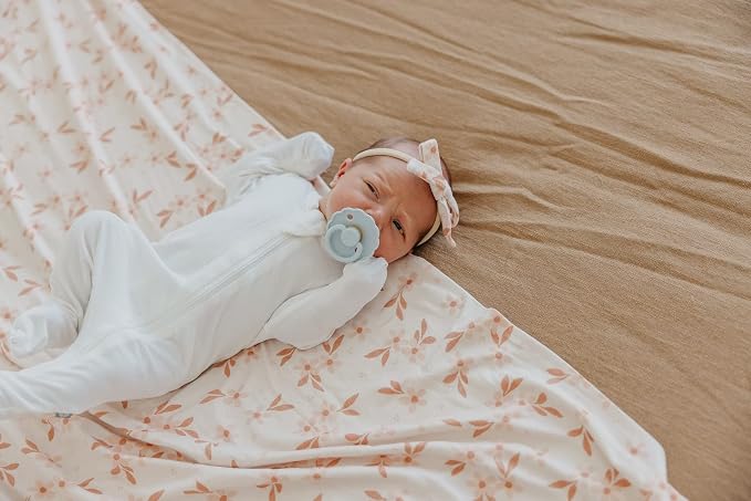 Copper Pearl Baby Swaddle Blanket - Image 4