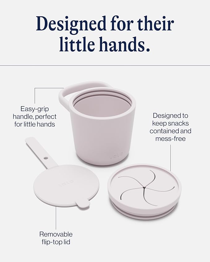 Lalo Snack Cup - Mess-Free Silicone Snack Cups - Image 3