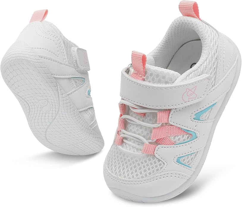 LeIsfIt Baby Shoes Boys Girls First Walking Shoes Non-Slip Toddler Breathable by Leisfit
