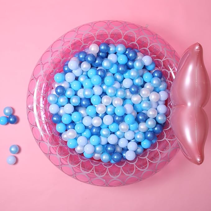 GOGOSO Ball Pits Balls for Toddlers Pack of 50 100 200 Plastics Shape Ball - Image 7