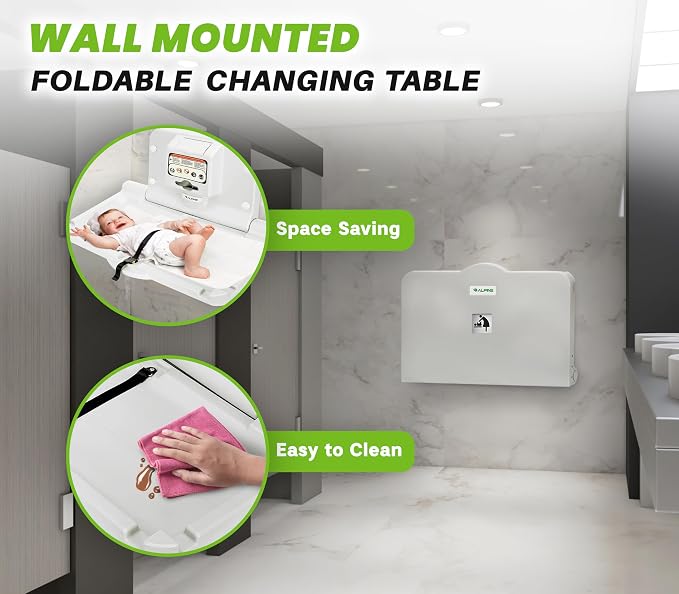 Alpine Wall Mounted Baby Changing Station - Image 6