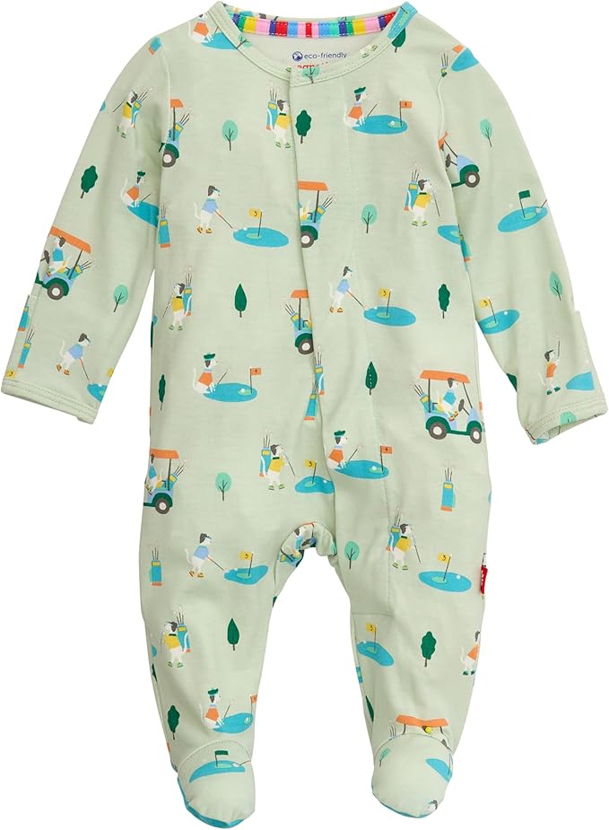 Magnetic Me Boys Modal Magnetic Baby Footie Pajamas | Silky Soft Modal Fabric | by magneticme