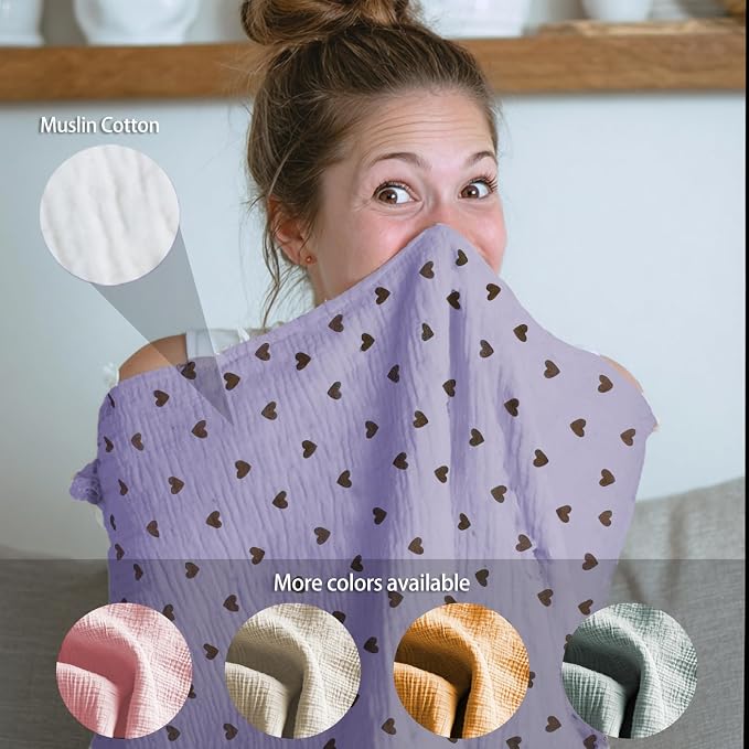 Muslin Nursing Covers for Breastfeeding, Arch Neckline Breast Feeding Covers - Image 5