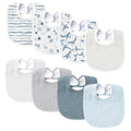 Konssy Muslin Baby Bibs 8 Pack Baby Bandana Drool Bibs Cotton by Konssy