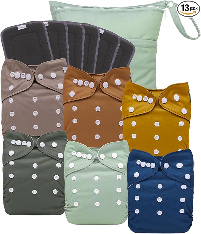 babygoal Reusable Charcoal Cloth Diapers by babygoal