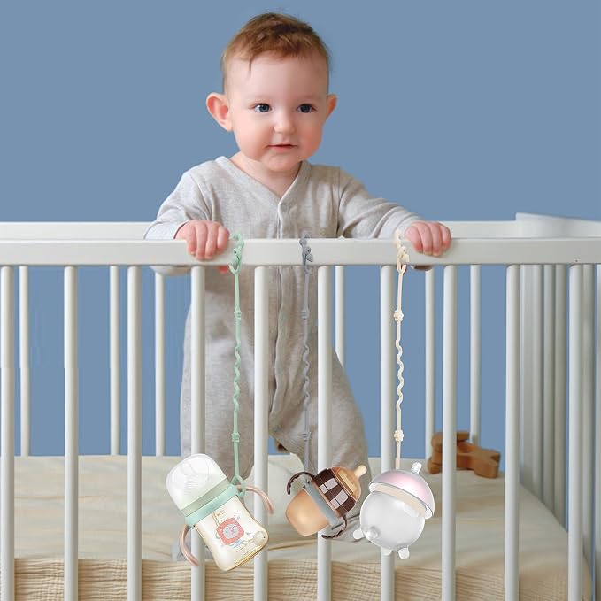 RTMOK Sippy Cup Strap Keep Bottles and Sippy Cups Off The Floor, Sippy Cup - Image 6