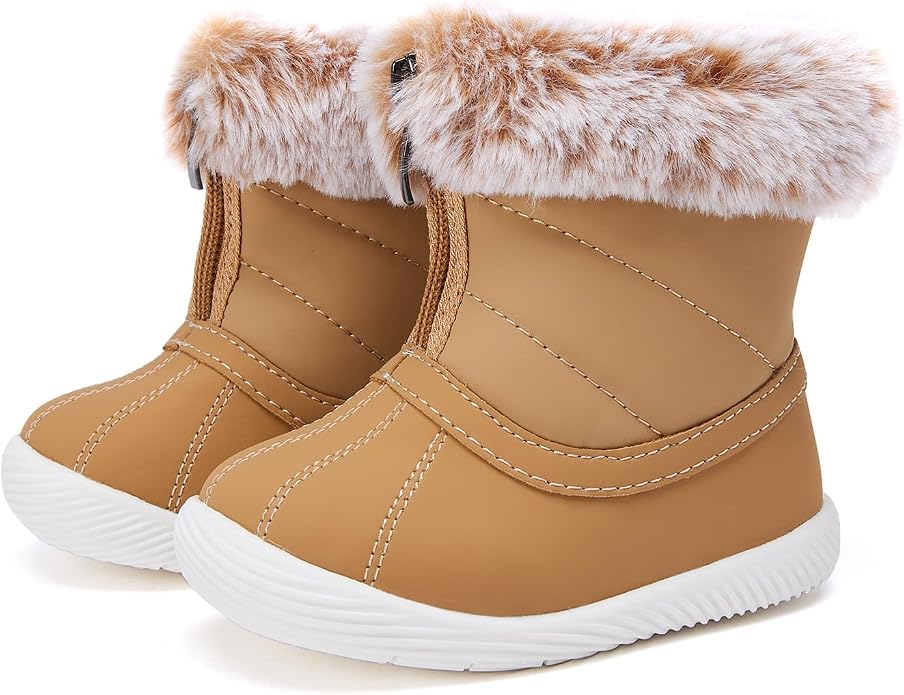 BMCiTYBM Baby Boy Girl Snow Boots Waterproof Winter Warm Booties Nonslip - Image 5