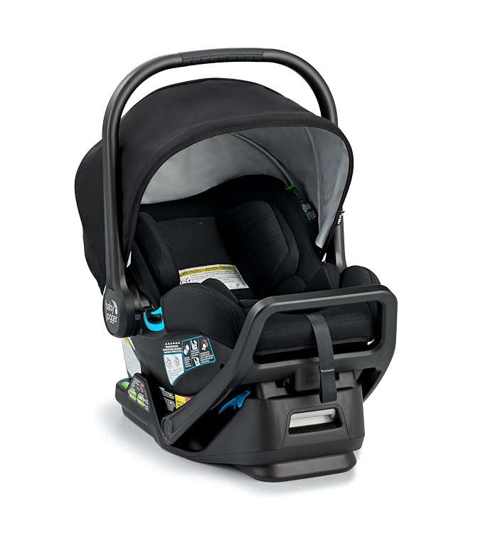Baby Jogger City GO 2 Infant Car Seat, Lunar Black – Lightweight Rear-Facing by BabyJogger