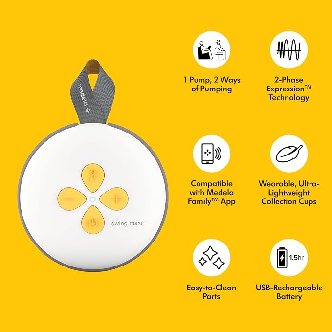 Medela Pump Your Way Deluxe Bundle Featuring Swing Maxi Double Electric Breast - Image 3