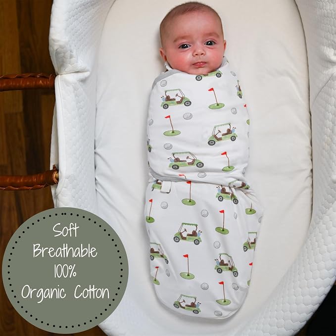LollyBanks Baby Swaddles, 100% Organic Cotton Swaddles - Image 2