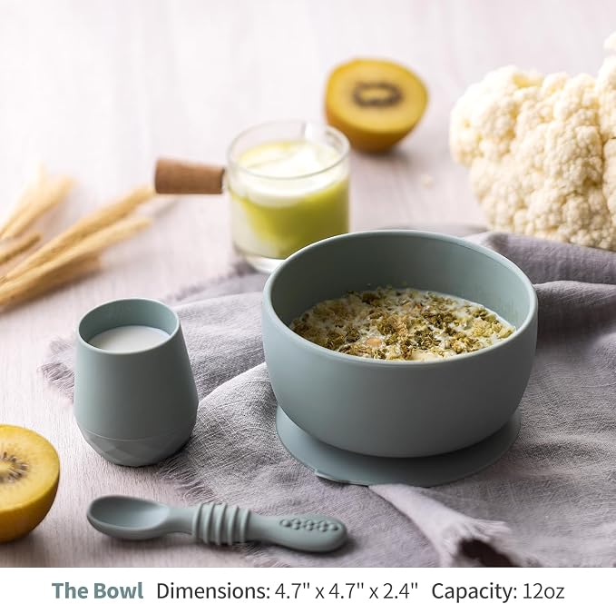 SAMiGO Silicone Baby Bowl and Spoon Set - Image 2