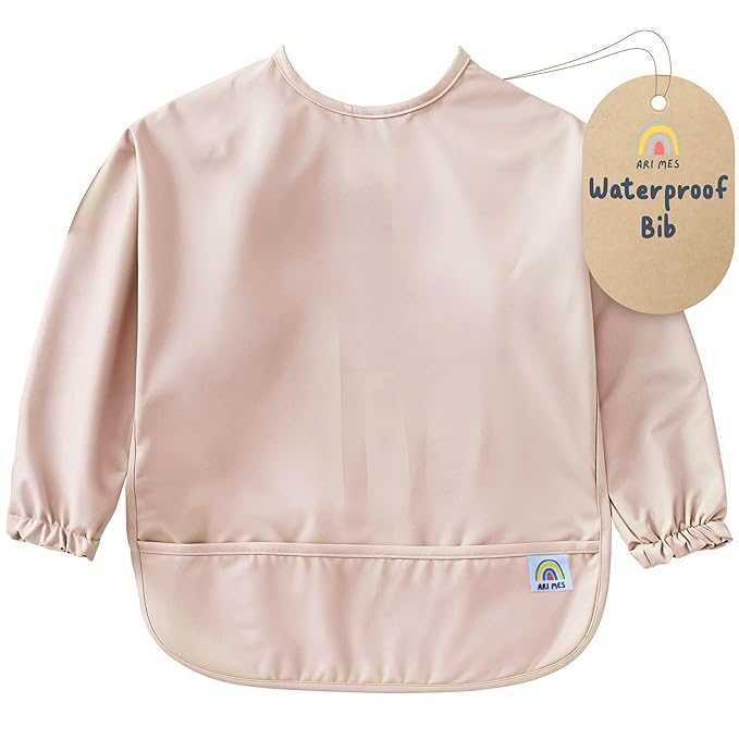 ARI MES Long Sleeves Waterproof Baby Bibs by ARIMES