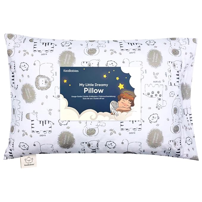Toddler Pillow with Pillowcase by KeaBabies