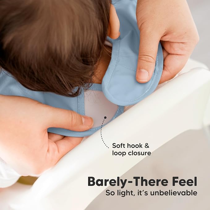 3-Pack Waterproof Baby Bibs for Eating - Image 4