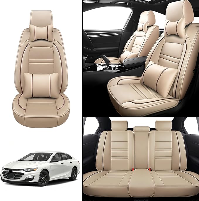 Car Seat Covers for Malibu 2004-2025 | 5-Seats Seat Covers, Waterproof Seat - Image 2