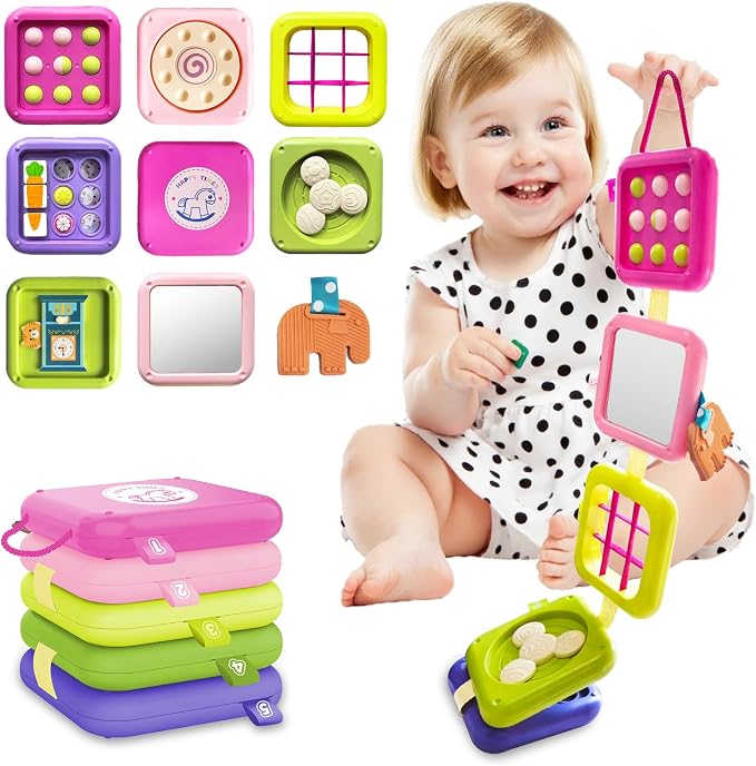 weirtoya Busy Board for 1 Year Old, Toddler Travel Toys for Toddler 1-3 by weirtoya