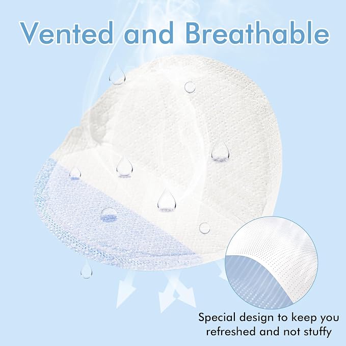 NCVI Super Absorbent Disposable Nursing Pads 180 Count, Stay Dry Breast Pads - Image 5