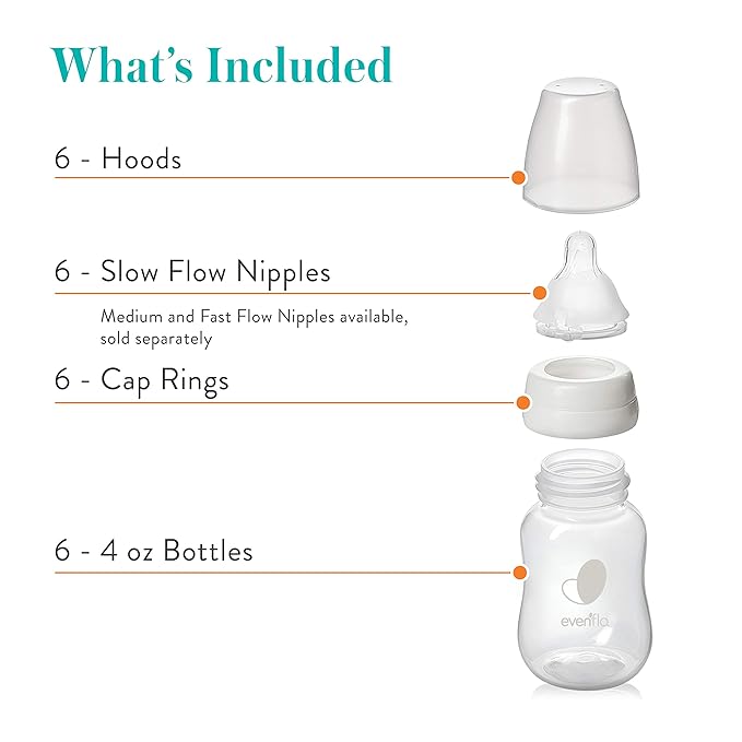 Evenflo Feeding Premium Proflo Venting Balance Plus Standard Neck Baby - Image 5