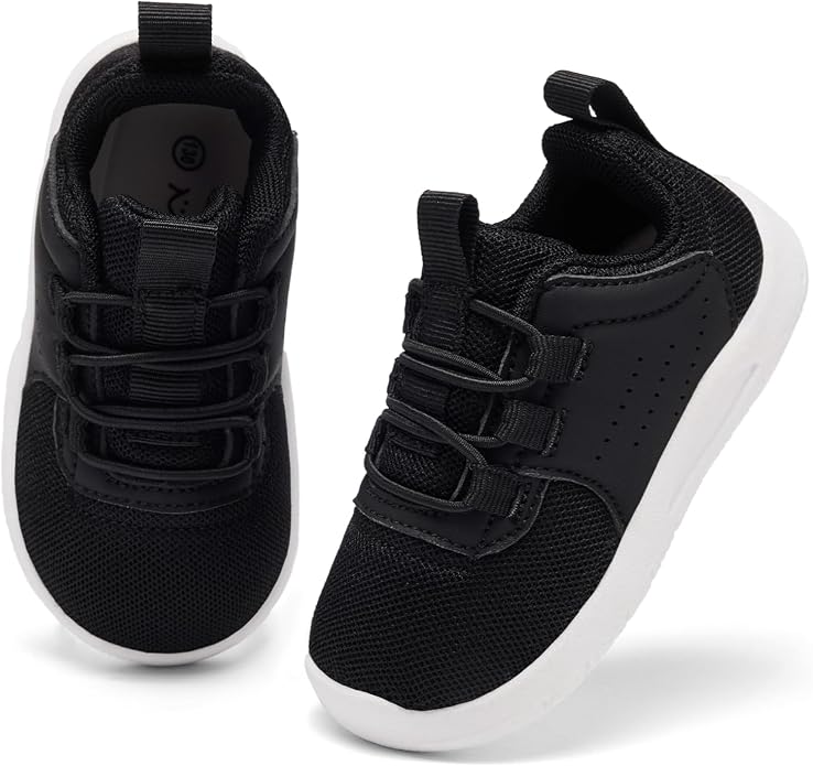 MORENDL Toddler Slip On Sneakers Baby Walking Shoes Non-Slip Breathable Unisex - Image 6