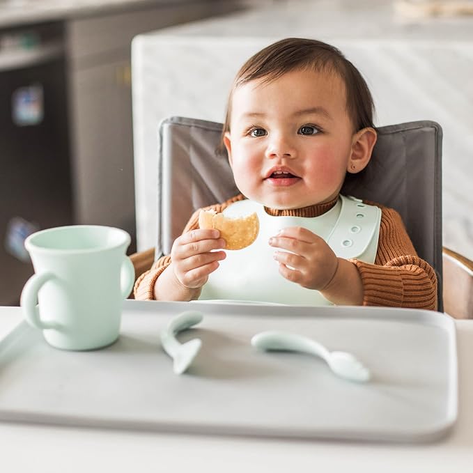 Green Sprouts Unisex Baby Silicone Scoop Bib - Image 7