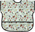 Short Sleeve Waterproof Bib for Toddlers – Feeding Apron for Mealtime, by Plie