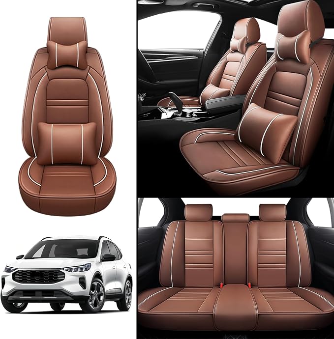 Car Seat Covers for Ford Escape 2001-2025 | 5-Seats Seat Covers, Waterproof - Image 2