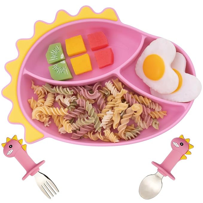 Silicone Suction Plates for Baby Toddler by NiCiNGU