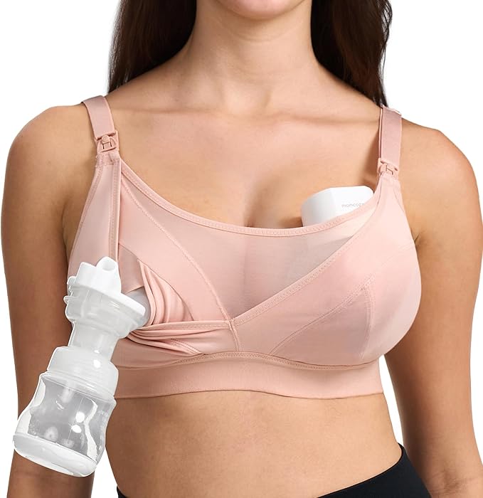 Momcozy Mesh Support Pumping Bra Hands Free Suitable by Momcozy