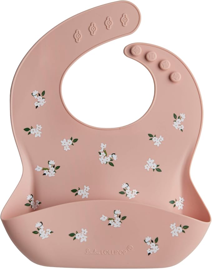 Loulou Lollipop Soft, Waterproof Silicone Feeding Bib by LoulouLollipop