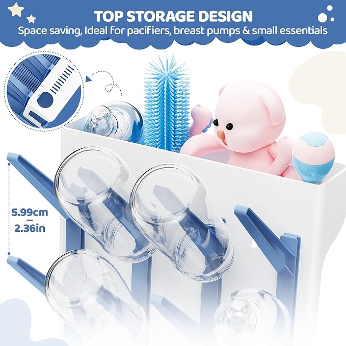 Baby Bottle Drying Rack, Baby Bottle Organizer - Image 3