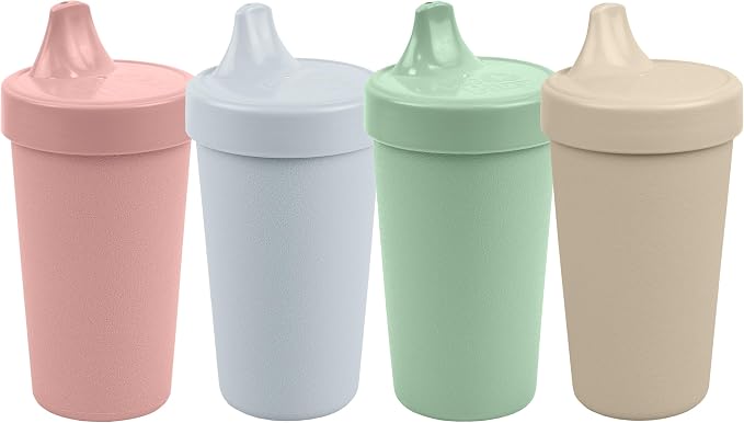 Re-Play Sippy Cups for Toddlers - 10 Oz. Reusable Spill Proof Cups for Kids by Re-Play