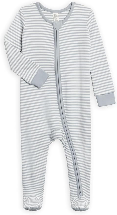 Colored Organics Baby Zip-Up Footed Sleeper by ColoredOrganics