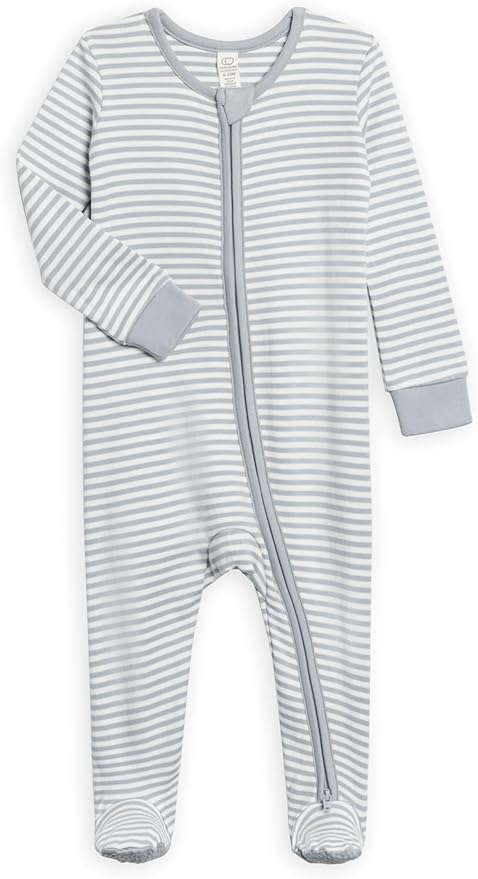 Colored Organics Baby Zip-Up Footed Sleeper by ColoredOrganics
