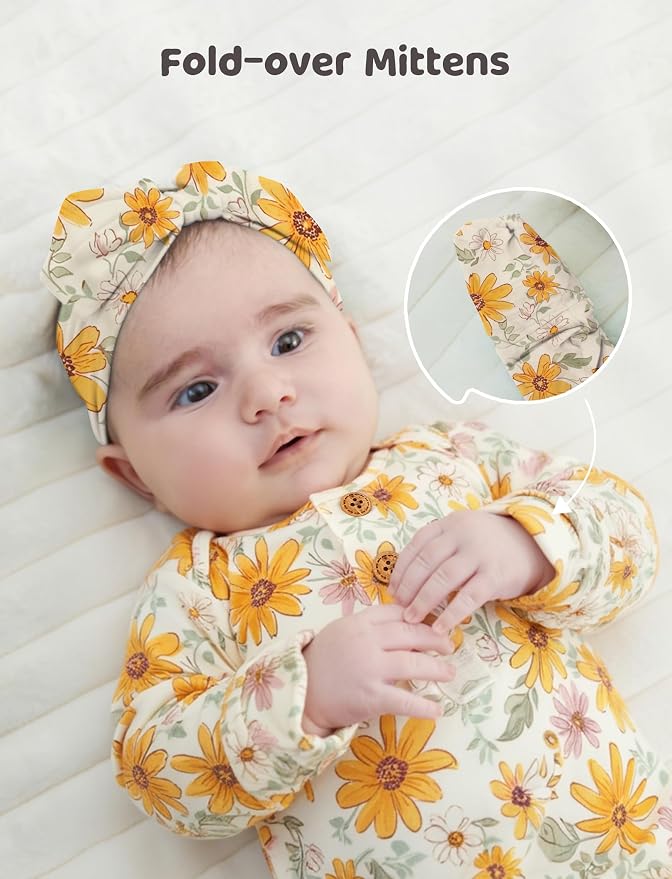 PATPAT Baby Sleeper Gown with Bamboo Viscose - Image 3