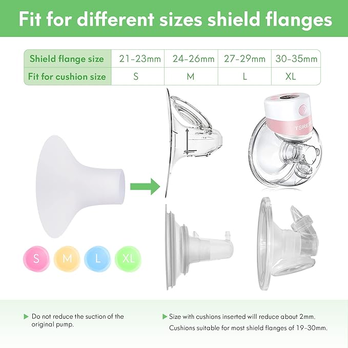 Mompmuri Breast Pump Cushion – M | Breast Pump Accessory, Sizing Insert - Image 4