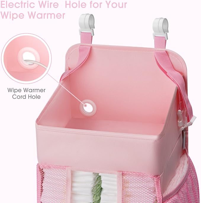 Maliton Hanging Diaper Caddy Nursery Caddy Organizer - Image 3